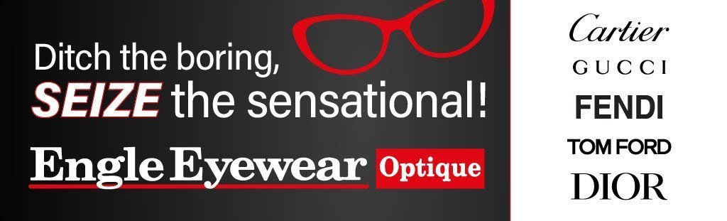 Engle Eyewear billboard designed and placed by Ryan Leckey Media