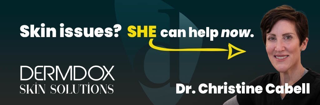 Dermdox Skin Solutions billboard designed and placed by Ryan Leckey Media