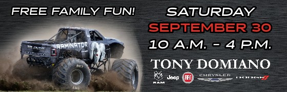 Tony Domiano Jeep Raminator event billboard designed and placed by Ryan Leckey Media