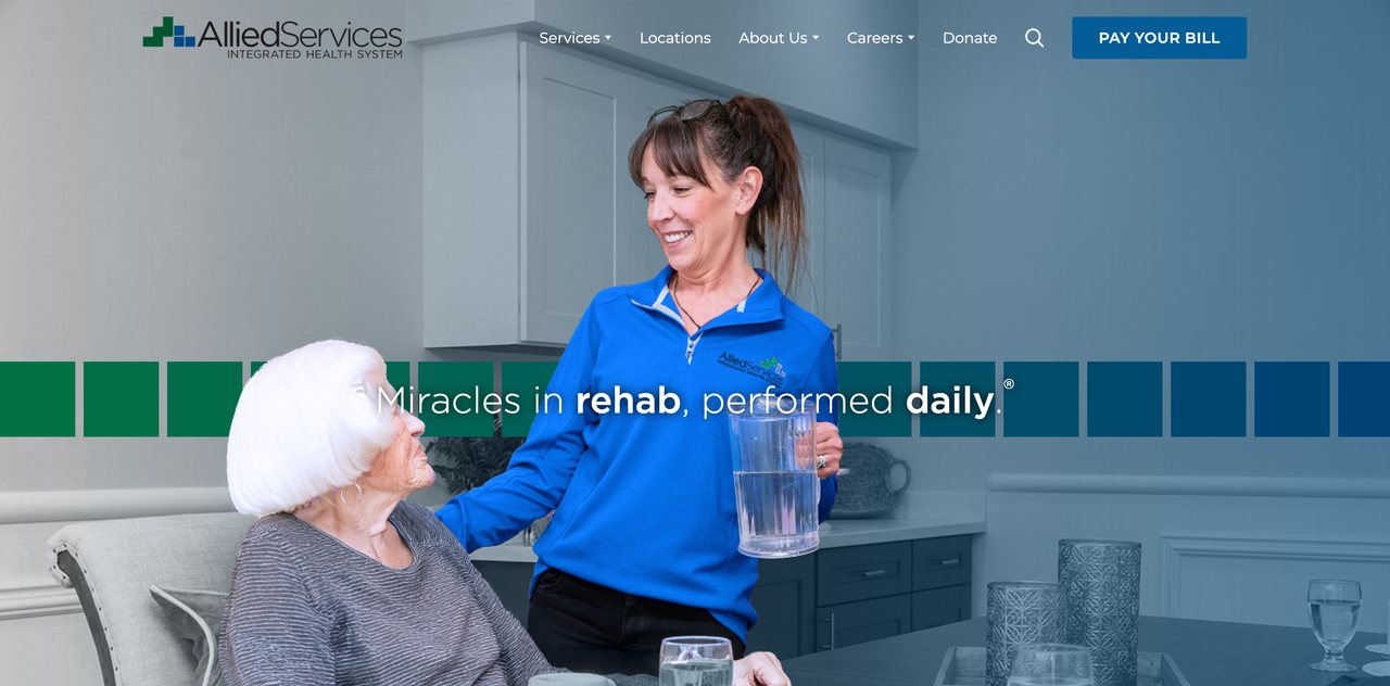 Allied Services website
