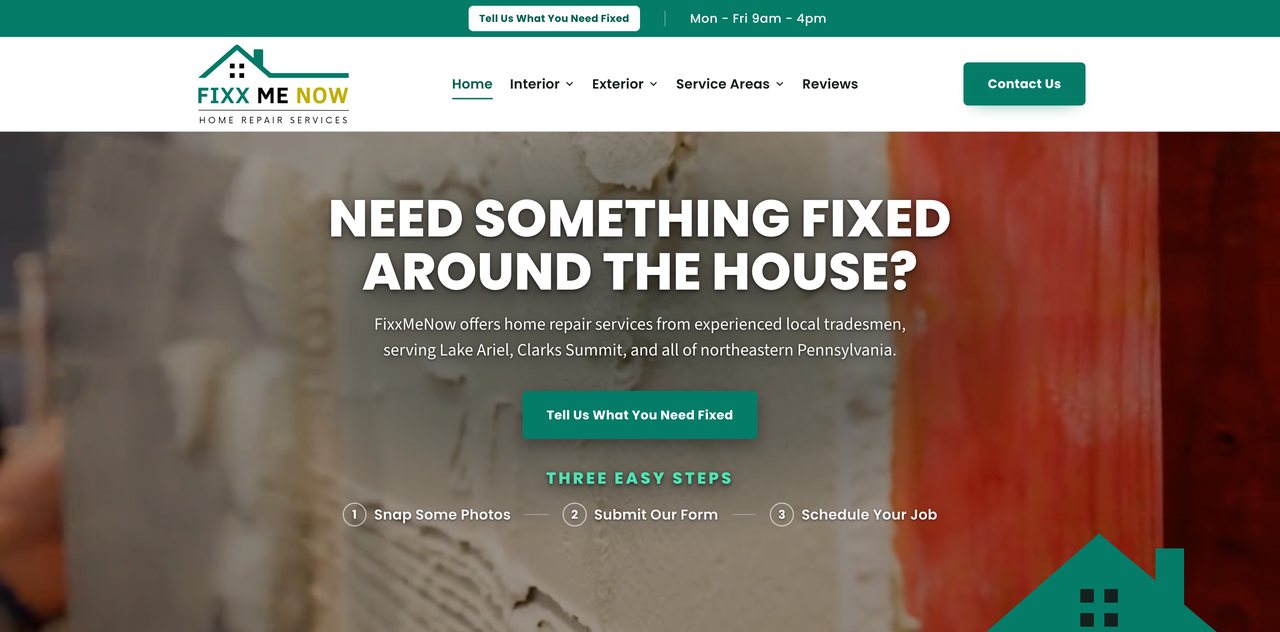 FixxMeNow website