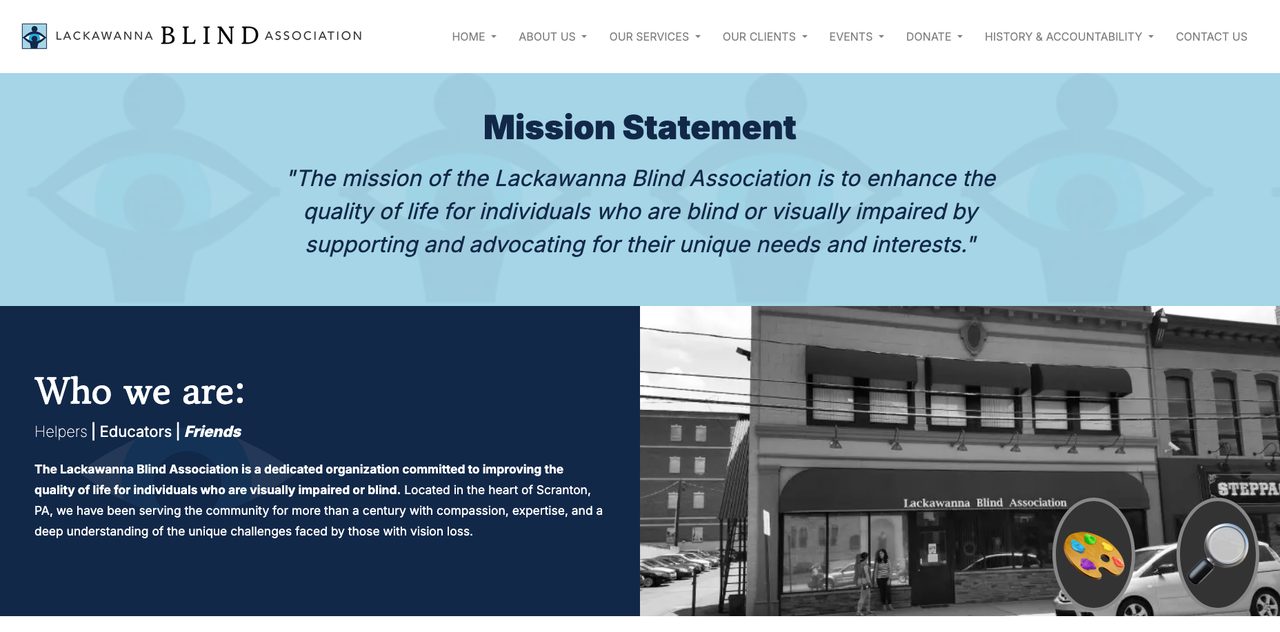 Lackawanna Blind Association website